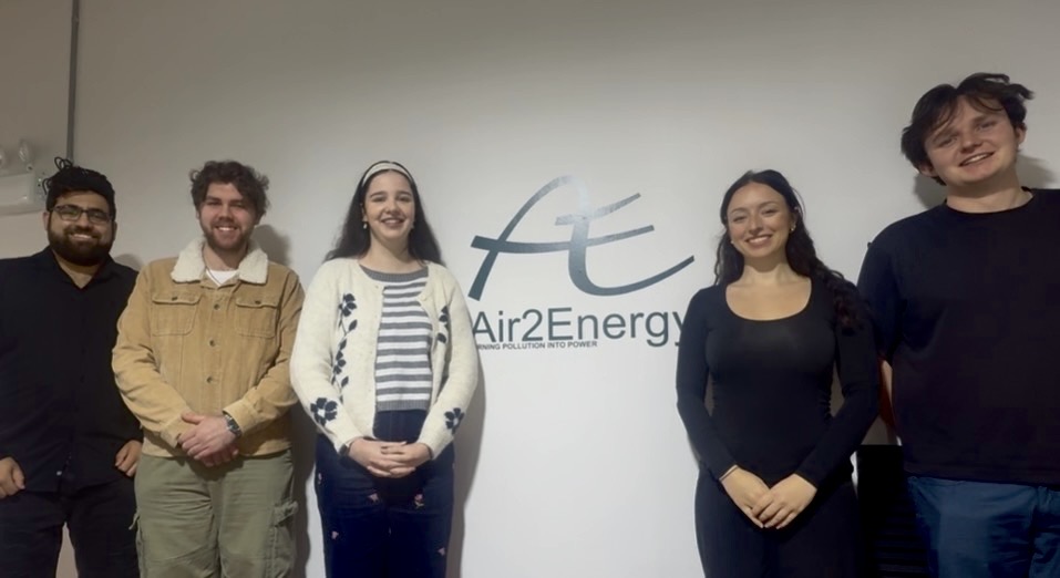The Air2Energy team standing together